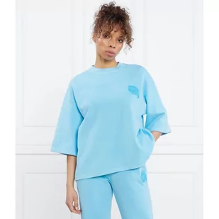 Karl Lagerfeld Bluza ikonik 2.0 tonal | Relaxed fit - Bluzy damskie - miniaturka - grafika 1