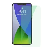 Szkła hartowane na telefon - Blue Baseus Baseus 2x zielone szkło hartowane 0,15 mm z filtrem Anti Light iPhone 12 mini (SGAPIPH54N-LP02) - iPhone 12 mini SGAPIPH54N-LQ02 - miniaturka - grafika 1