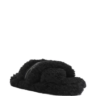 Tommy Hilfiger Obuwie domowe SHERPA FUR HOME SLIPPERS STRAPS - Kapcie damskie - miniaturka - grafika 1