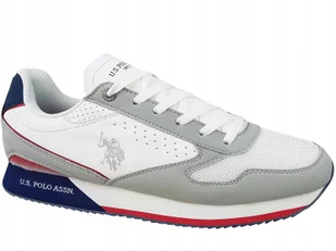 U.s. Polo Assn Sneakers Buty Męskie Lekkie Szare - Buty sportowe męskie - miniaturka - grafika 1