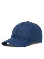 Czapki męskie - Tommy Hilfiger Czapka z daszkiem Flag Linen 6 Panel AM0AM13428 Granatowy - miniaturka - grafika 1