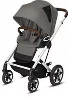 Wózki dziecięce - Cybex Talos S Lux Soho Grey Silver Frame - miniaturka - grafika 1