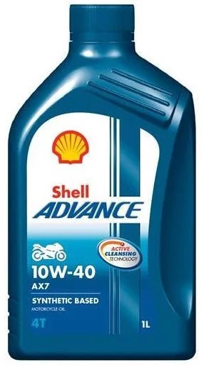 Olej motocyklowy Shell Advance 4T AX7 10W-40 1L