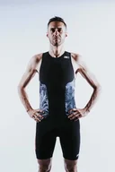 Bielizna sportowa męska - ZEROD Strój triathlonowy męski RACER TRISUIT tropadelic - miniaturka - grafika 1