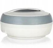Pojemniki kuchenne - Banquet garnek termiczny z pokrywką COSMOS 3,5 l Ivory + Grey Matt - miniaturka - grafika 1