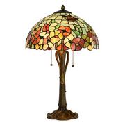 Lampy stojące - Clayre & Eef Duża Lampa Stołowa Tiffany M Clayre & Eef 5LL-5981 - miniaturka - grafika 1
