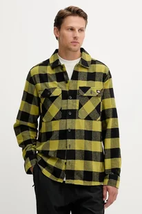 Dickies koszula bawełniana męska kolor zielony regular z kołnierzykiem klasycznym DK0A4XDZ - Koszule męskie - miniaturka - grafika 1