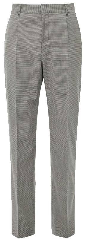 Spodnie materiałowe HUGO BOSS męskie sportowe eleganckie w kratę r. XXL