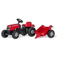 Jeździki dla dzieci - Jeździk ROLLY TOYS Kid Massey Fergusson 012305 z przyczepą - miniaturka - grafika 1