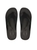 Klapki i japonki męskie - Calvin Klein Japonki Logo Webbing Strap HM0HM02106 Czarny - miniaturka - grafika 1