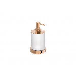 ROCA A817026RG0 Dozownik szklany stojący Rose Gold - Mydelniczki i dozowniki mydła - miniaturka - grafika 1