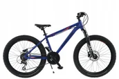 Rowery - Rower młodzieżowy MTB Kands 24" Leopardo granat-pom mat 14" hydr MY2023 - miniaturka - grafika 1
