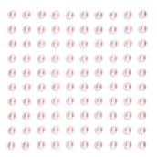 Zabawki kreatywne - Perły samoprzylepne cream 5mm 100szt - Dalprint - miniaturka - grafika 1