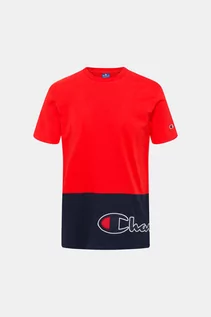Koszulki sportowe męskie - Champion T-shirt - Czerwony - Mężczyzna - XS(XS) - 214208-RS041 - grafika 1