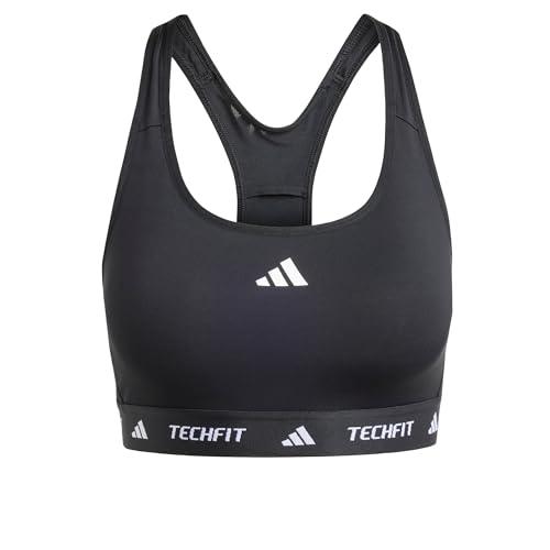adidas Damski biustonosz Powerreact Training Medum Support Techfit, L A-B czarny
