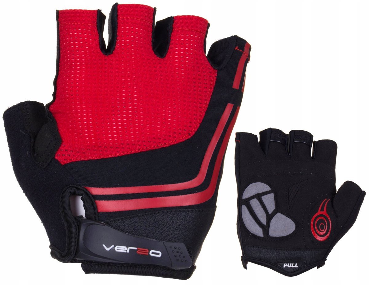 Rękawiczki Rowerowe Kolarskie Bez Palców Verso M