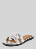 Klapki i japonki damskie - Klapki ze skóry naturalnej - miniaturka - grafika 1