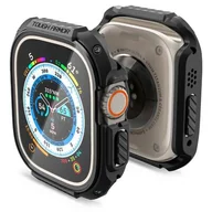 Akcesoria do smartwatchy - Spigen Etui + szkło Tough Armor SP do Apple Watch Ultra 49mm, czarne - miniaturka - grafika 1