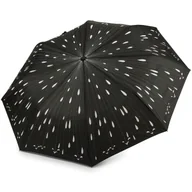 Parasole - Parasol składany Zmieniający Kolor XL parasolka damska pokrowiec Czarny - miniaturka - grafika 1