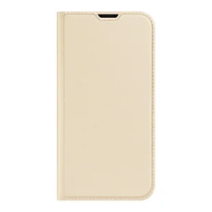 Dux Ducis Skin Pro kabura etui pokrowiec z klapką iPhone 13 Pro złoty - Etui i futerały do telefonów - miniaturka - grafika 10