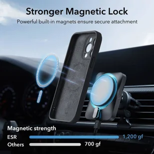 Etui ESR Cloud Halolock Magsafe do Apple iPhone 15 Pro Black - Pozostałe akcesoria do telefonów - miniaturka - grafika 12