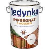 Farby i impregnaty do drewna - Jedynka Impregnat do drewna z woskiem Biały 5 l - miniaturka - grafika 1