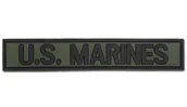 Odzież taktyczna i umundurowanie - FOSTEX - Naszywka 3D - U.S. MARINES (stripe) - Zielony OD - miniaturka - grafika 1
