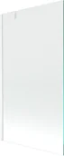 Parawany nawannowe - Mexen Next parawan nawannowy 1-skrzydłowy 100 x 150 cm, transparent, biały - 895-100-000-00-00-20 - miniaturka - grafika 1