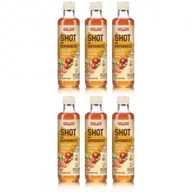 Soki i napoje niegazowane - Polska Róża Shot na odporność Owoc róży, kurkuma, imbir 5 porcji zgrzewka 6 x 250 ml - miniaturka - grafika 1