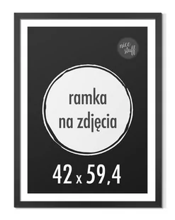 Ramka na zdjęcia 42x59,4 cm A2 Ramki 59,4x42 foto czarna - Ramki na zdjęcia - miniaturka - grafika 1