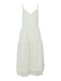 YAS Sukienka letnia Lifa 26037183 Biały Regular Fit - Sukienki - miniaturka - grafika 1