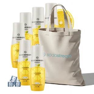 Zestaw Syrop koncentrat SodaStream Lemonade zero 6x440ml + Torba GRATIS - Syropy i koncentraty owocowe - miniaturka - grafika 1