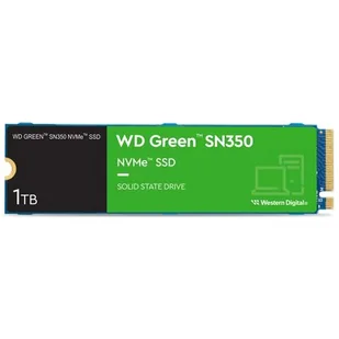 WD Dysk SSD Green SN350 1 TB M.2 2280 PCI-E x4 Gen3 NVMe WDS100T3G0C WDS100T3G0C - Dyski SSD - miniaturka - grafika 1