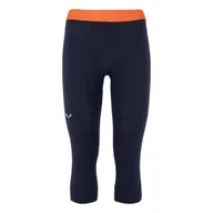 Pozostała odzież narciarska - Getry Salewa Cristallo Warm Merino Responsive Men's 3/4 Tights - męskie - M - miniaturka - grafika 1