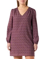 Sukienki - Sisley Damska sukienka 4C2GLV02M, wielokolorowa, fioletowa 73R, 44 - miniaturka - grafika 1