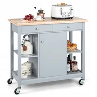 Wózki kuchenne - Wyspa kuchenna na kółkach Wózek kuchenny 99 x 46 x 90 cm - miniaturka - grafika 1