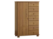 Szafy - Bieliźniarka drewniana nr3 dąb - miniaturka - grafika 1