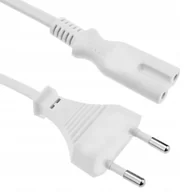Pozostałe akcesoria sieciowe - Kabel sieciowy zasilający 1,5m biały SN-14 - miniaturka - grafika 1
