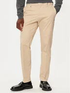 Spodnie męskie - Boss Spodnie materiałowe C-Genius-Dtl-243F 50527920 Beżowy Slim Fit - miniaturka - grafika 1