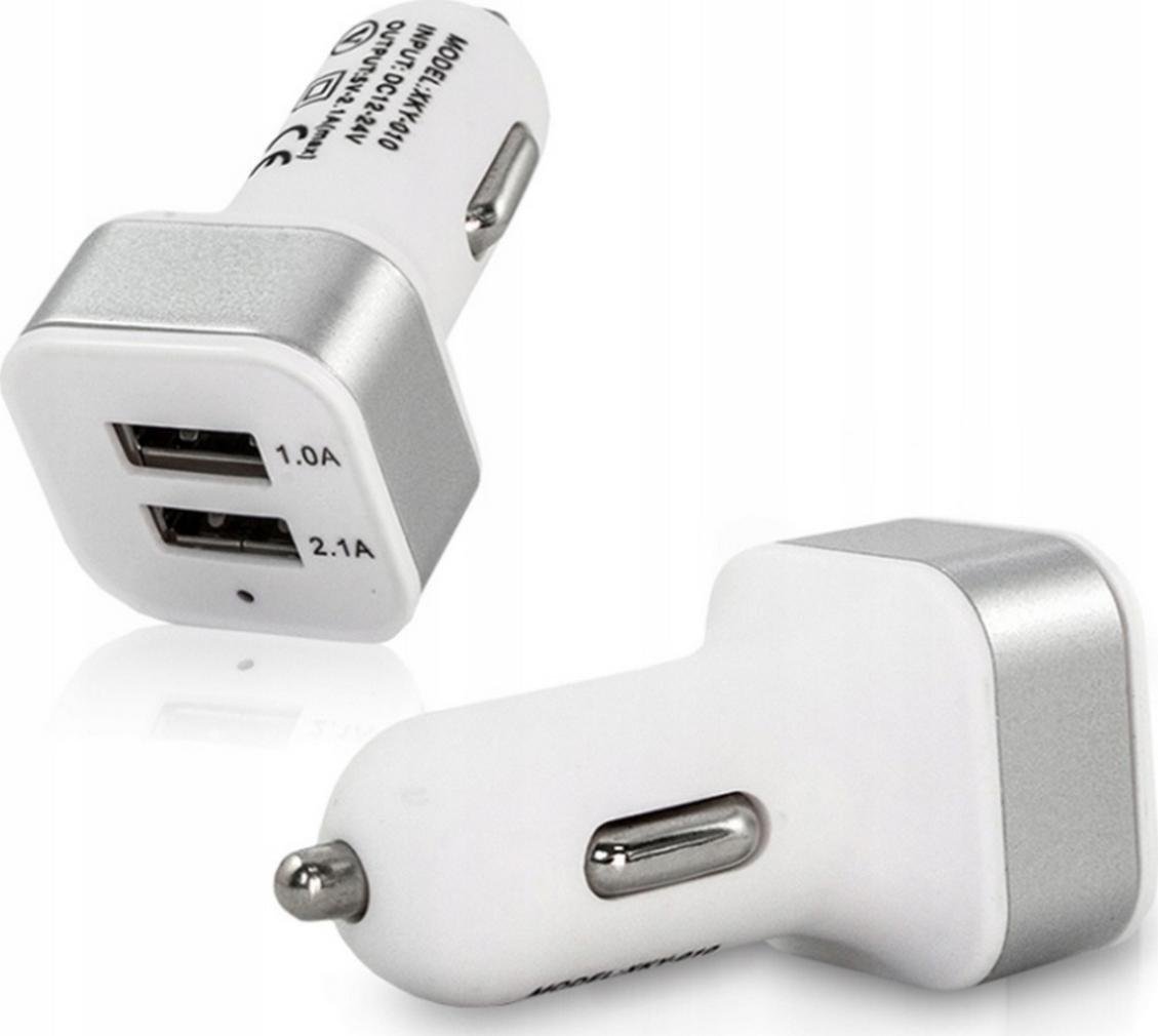 Ładowarka XO Szybka Ładowarka Samochodowa 2X Usb 2.1A Qc Led