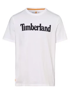 Koszulki męskie - Timberland - T-shirt męski, biały - grafika 1
