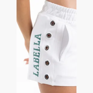 Spodenki krótkie damskie LABELLAMAFIA SHORTS CELTIC WHITE - Spodenki damskie - miniaturka - grafika 6