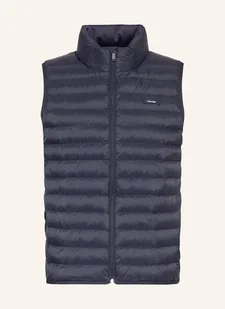 Calvin Klein Kamizelka Pikowana blau - Kamizelki męskie Calvin Klein Kamizelka Pikowana blau - Kamizelki męskie - miniaturka - grafika 1