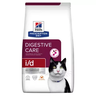 Hills Prescription Diet Feline I/D Digestive Care 1,5 kg - Sucha karma dla kotów - miniaturka - grafika 1