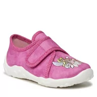 Buty dla dziewczynek - Kapcie Superfit 1-000258-5520 M Pink - miniaturka - grafika 1