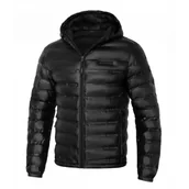 Odzież taktyczna i umundurowanie - Kurtka zimowa z kapturem Pit Bull Deerfoot '24 - Czarna L - miniaturka - grafika 1