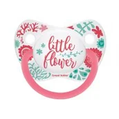 Smoczki uspokajające - Canpol babies Canpol Smoczek silikonowy symetryczny Wild Nature 0-6 m-cy : Kolor - Różowy - miniaturka - grafika 1