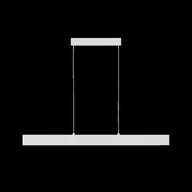 Lampy sufitowe - Biała, prosta lampa LED nad stół 4000K 118,5cm P010PL-L30W4K z serii STEP - miniaturka - grafika 1