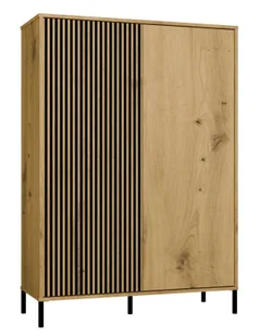 Nowoczesna komoda z lamelami na nóżkach dąb artisan - Valdi 4X - Komody Nowoczesna komoda z lamelami na nóżkach dąb artisan - Valdi 4X - Komody - miniaturka - grafika 1
