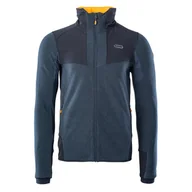 Bluzy sportowe męskie - Męska Bluza HI-TEC TORFO M000177037 – Niebieski - miniaturka - grafika 1